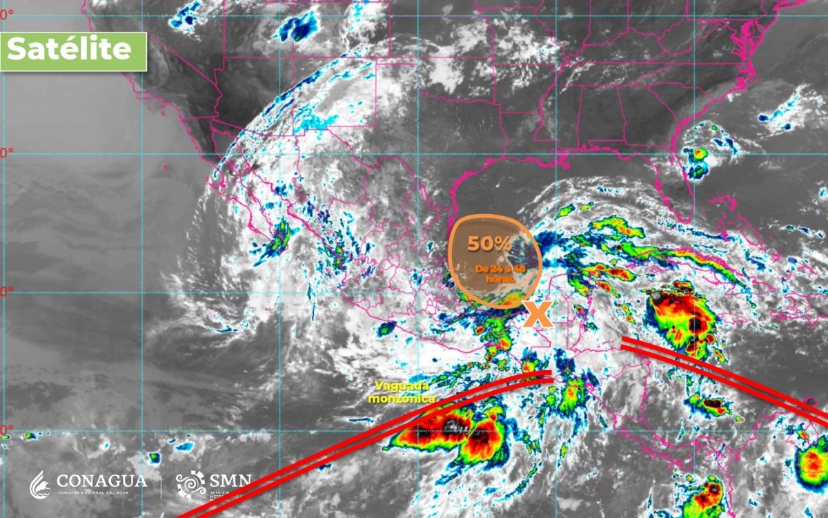 Advierten sobre posible formación de ciclón en el Golfo de México