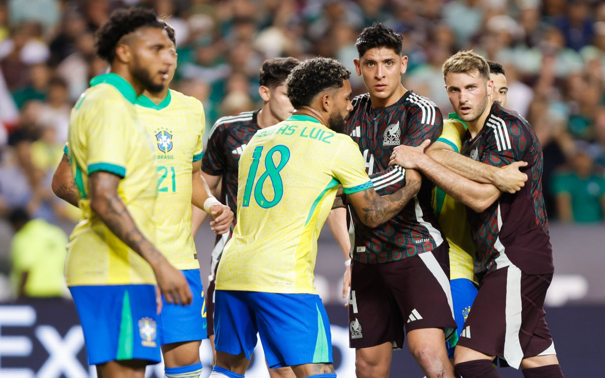 Amistoso: Endrick da la victoria a Brasil ante México sobre la hora en Texas