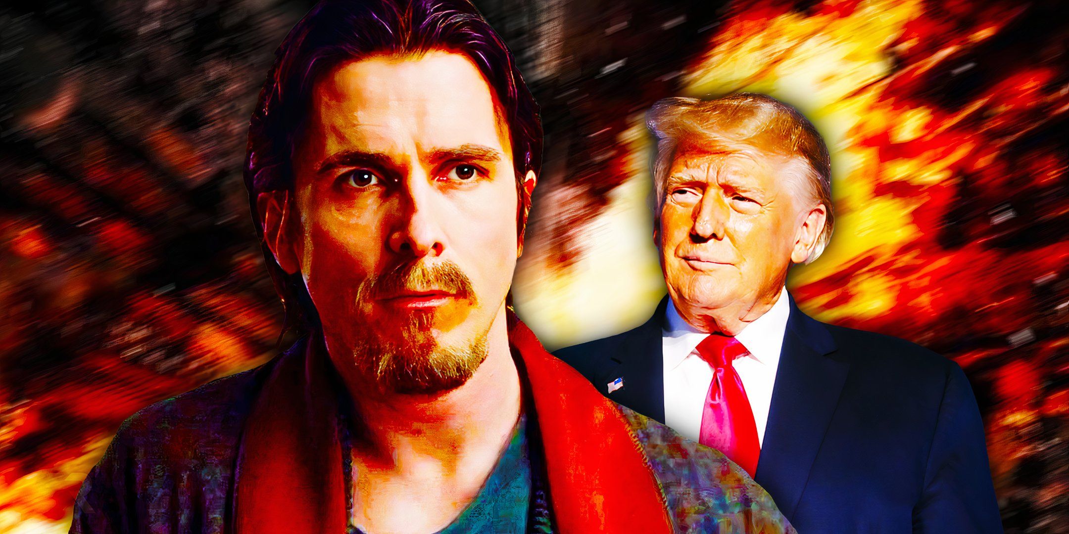 Christian Bale tuvo una experiencia surrealista con Donald Trump durante el rodaje de The Dark Knight Rises
