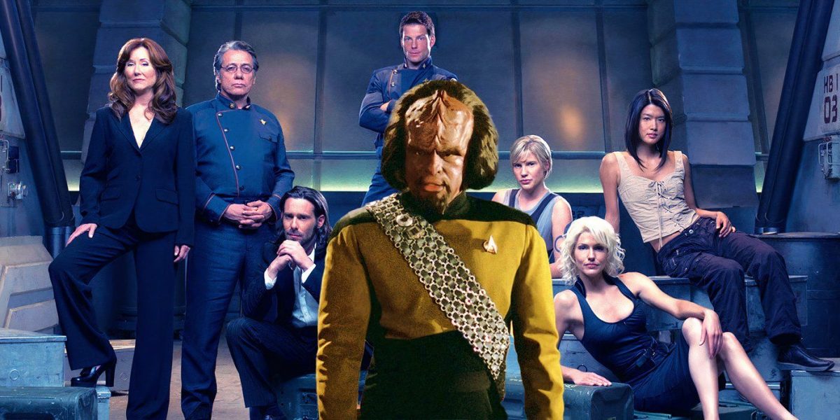 El primer episodio de Star Trek de Ronald D. Moore presagió su futuro DS9 y Battlestar Galactica