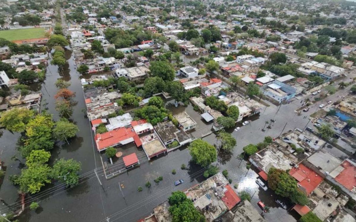 En cuatro horas llovió en Chetumal lo que en un mes en época de lluvia:  Gobierno QRoo