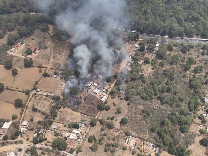 Explota polvorín en Ocotepec, Cuernavaca; No hay lesionados