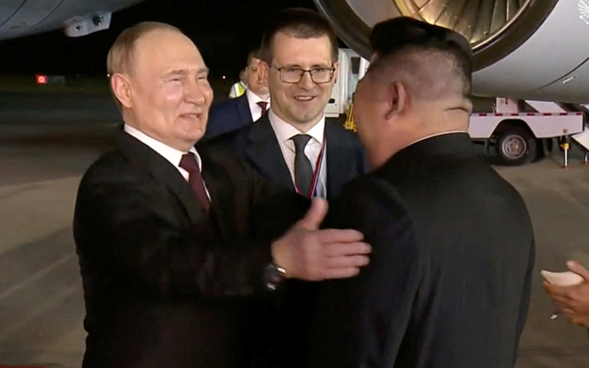Putin llega a Pionyang en su primera visita a Corea del Norte en casi un cuarto de siglo