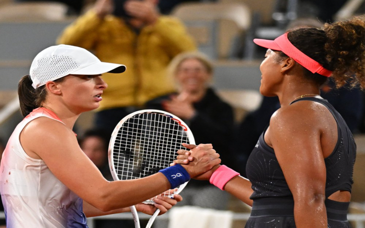 Roland Garros 2024: Libra Swiatek tremendo susto ante Osaka | Video