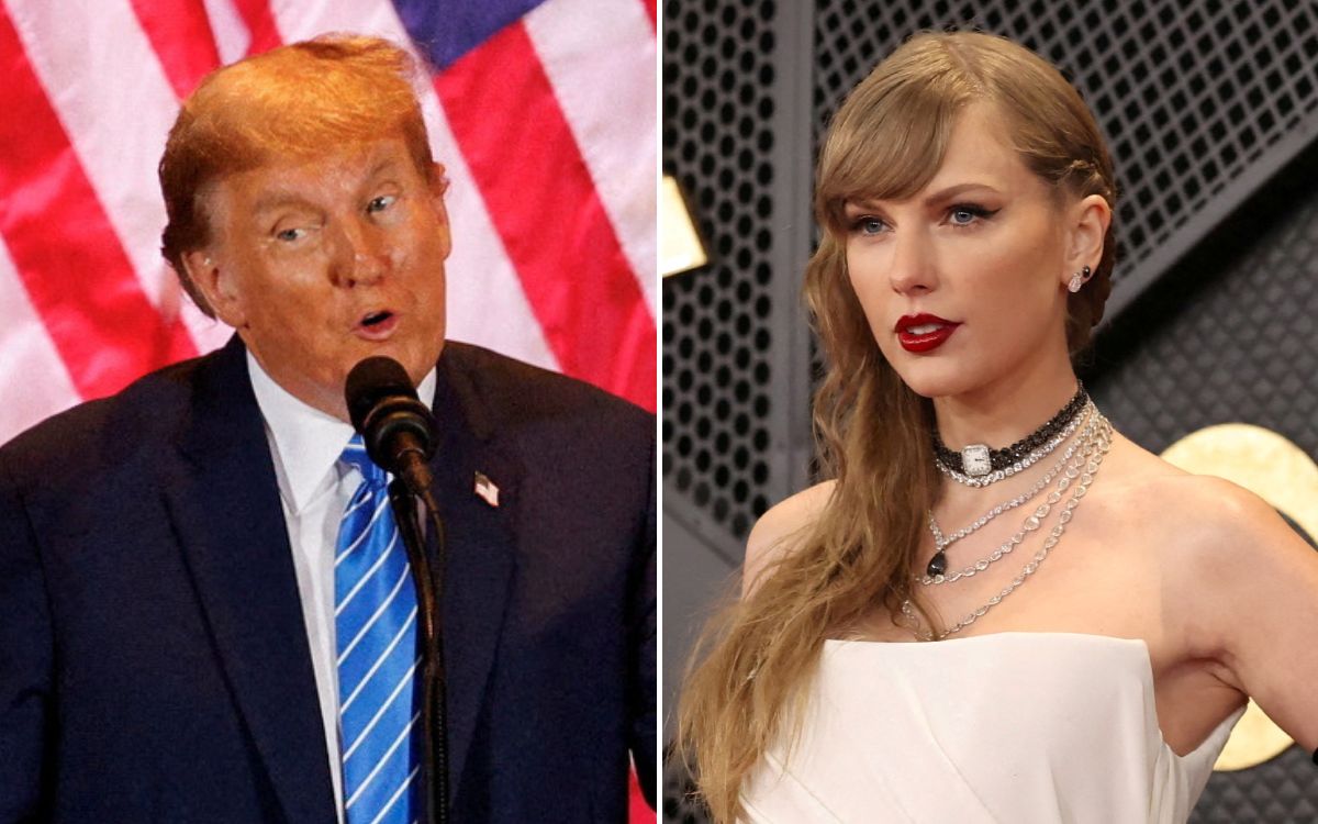 Trump alaba a Taylor Swift por ser ‘excepcionalmente bonita’ pero cree que ella lo detesta