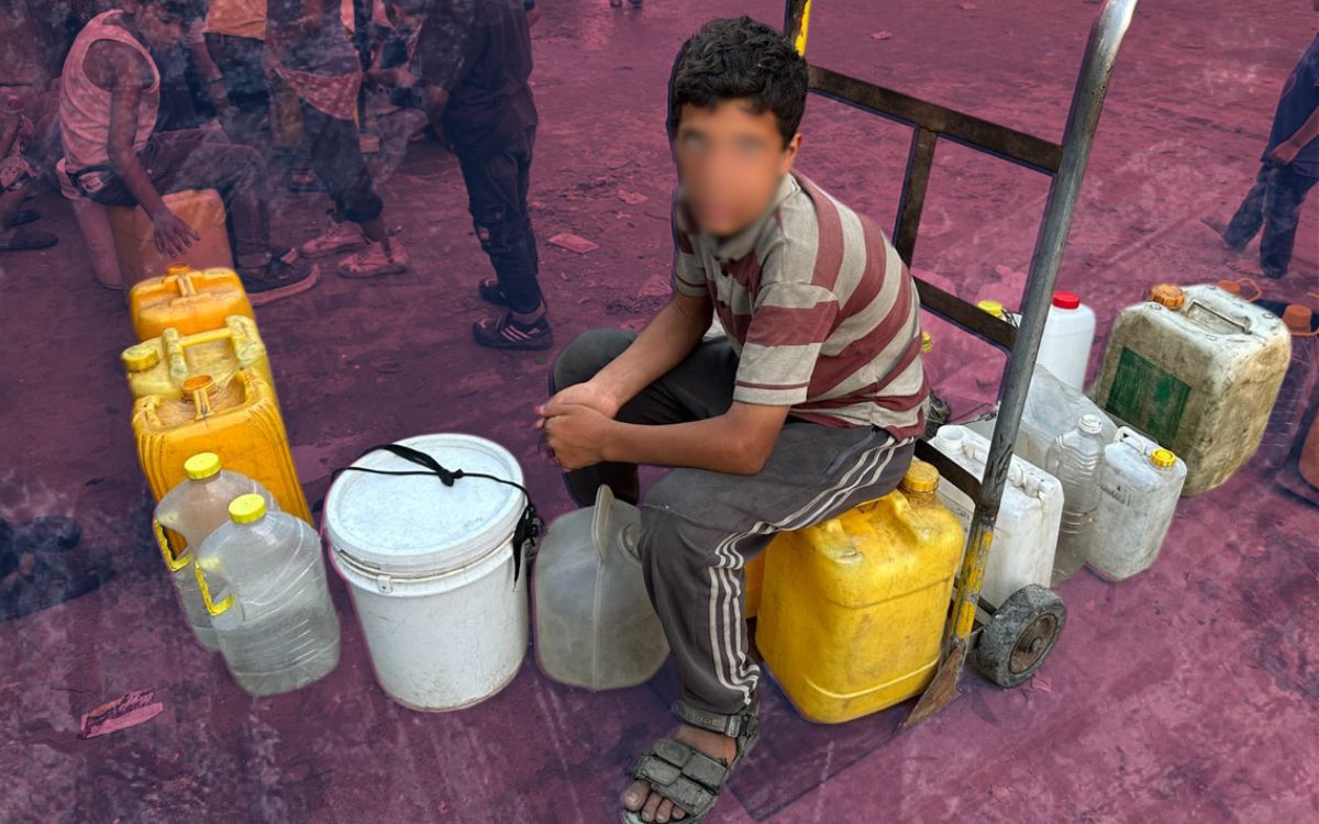 UNRWA: Miles de palestinos en Gaza recurren a usar 'agua marina sucia'