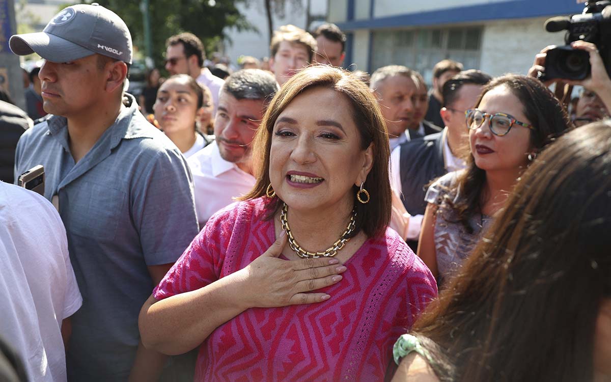 ‘Va a ser una jornada dura, difícil, reñida, no es un día de campo’: Xóchitl Gálvez