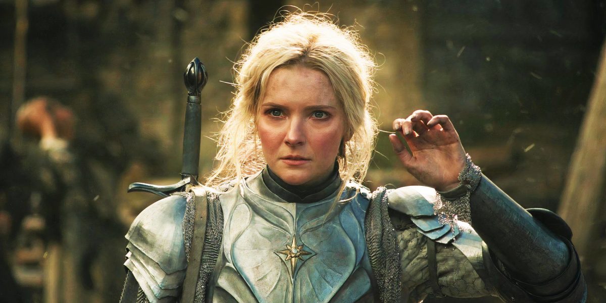 Cosplay de El Señor de los Anillos captura a Galadriel con anillos de poder blindados lista para la guerra