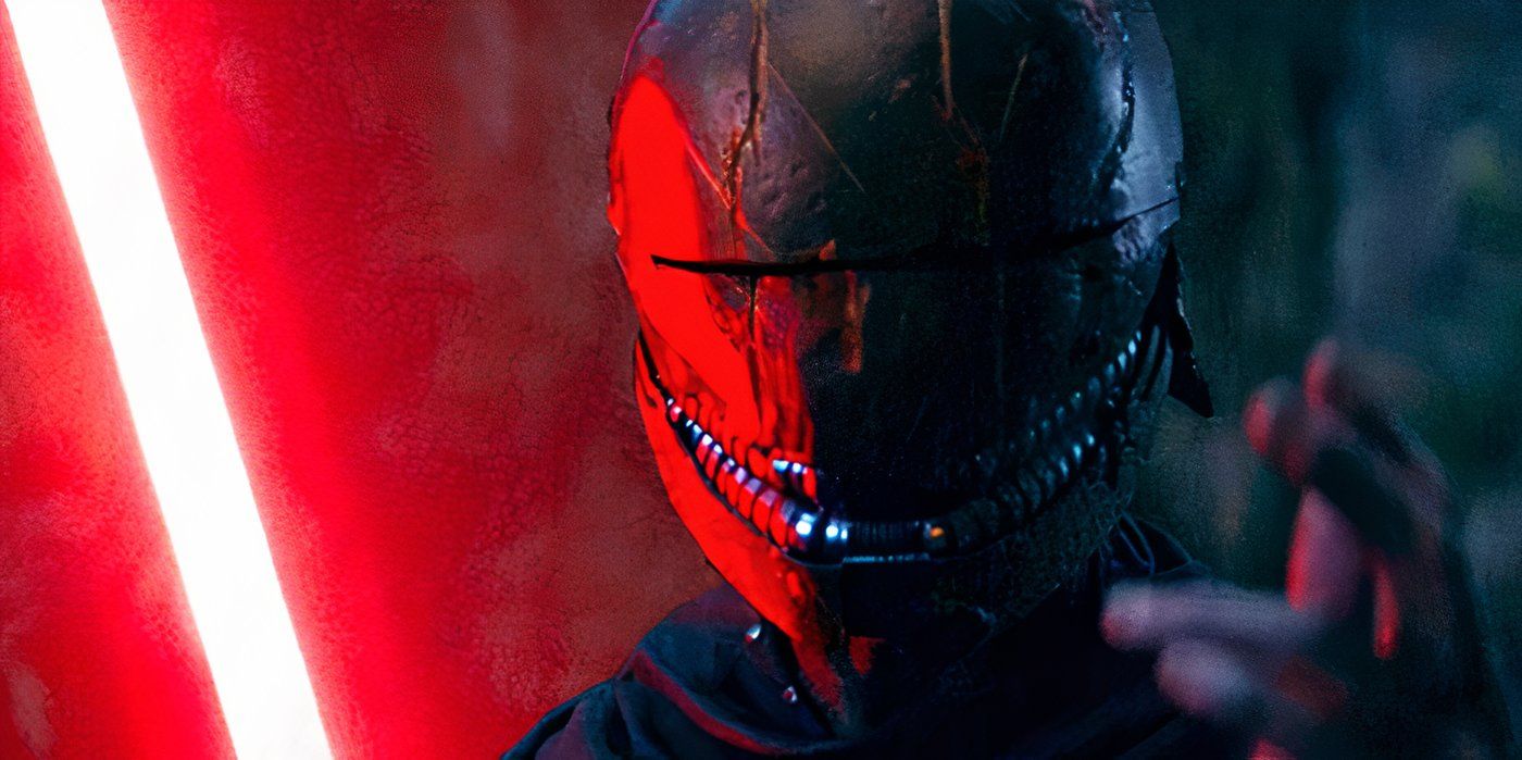 The Acolyte's Sith Lord and his lightsaber