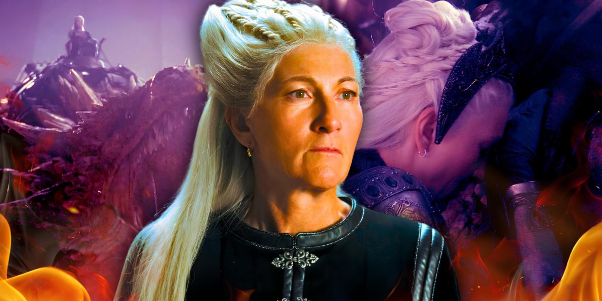 Explicación de la historia de Rhaenys y Meleys en el canon de Juego de Tronos antes de House of the Dragon