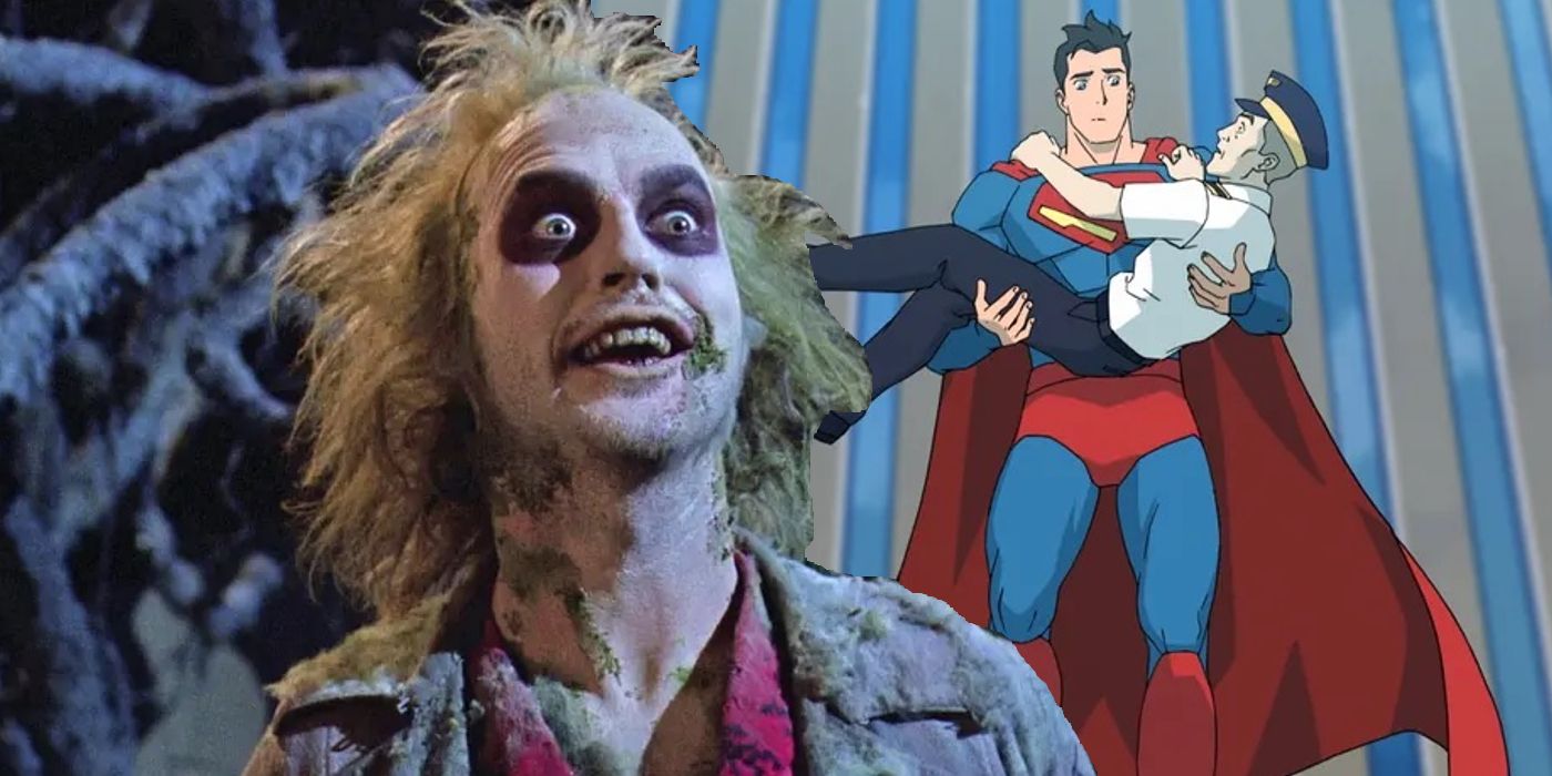 Beetlejuice coqueteando con Superman es el crossover que nunca esperábamos ver (no, en serio)