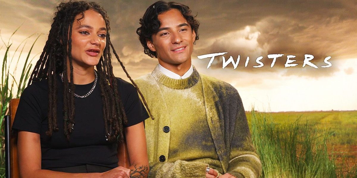 Las estrellas de Twisters, Brandon Perea y Sasha Lane, elogian el estilo de dirección fluido de Lee Isaac Chung