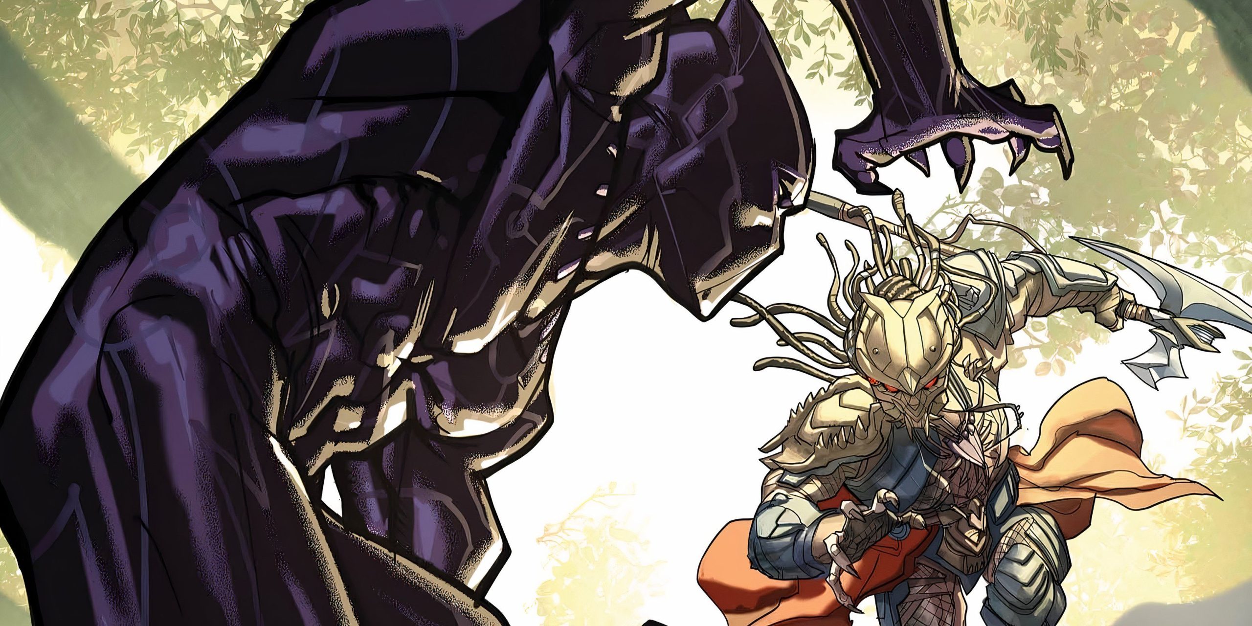 PREDATOR VS. BLACK PANTHER: primer vistazo a T’Challa contra un ejército de Yautja