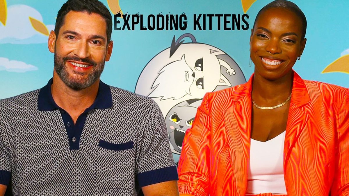 Tom Ellis y Sasheer Zamata hablan de los "extraños" paralelismos con Lucifer en la serie Exploding Kittens