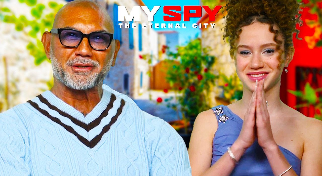 Dave Bautista y Chloe Coleman de My Spy: The Eternal City hablan sobre más acrobacias, dinámicas entre espías y el Universo DC