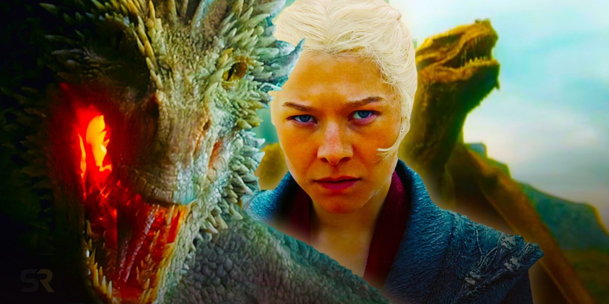 ¿Cuántos dragones tiene el equipo negro en HOTD y quién los monta?