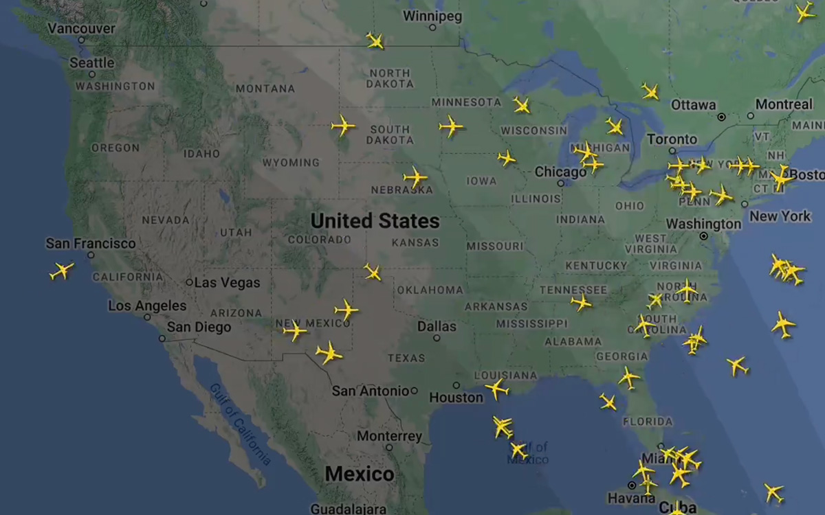 Así se vio la caída de Microsoft en los aires de Estados Unidos | Video
