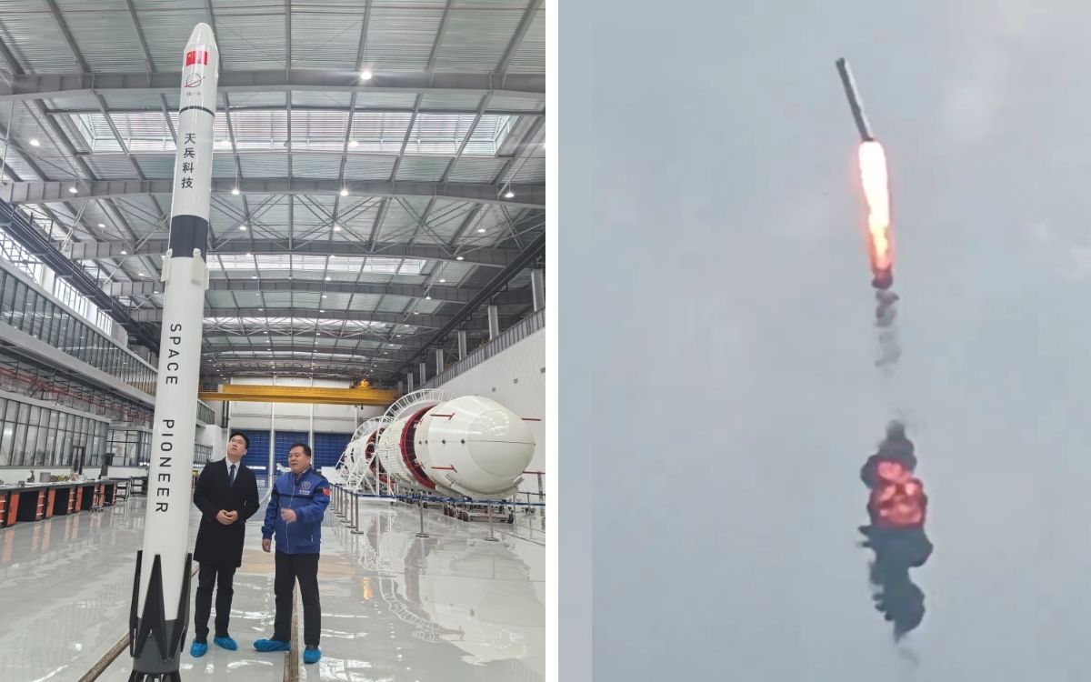 Cohete chino se desploma tras un lanzamiento inesperado al realizar pruebas | Video