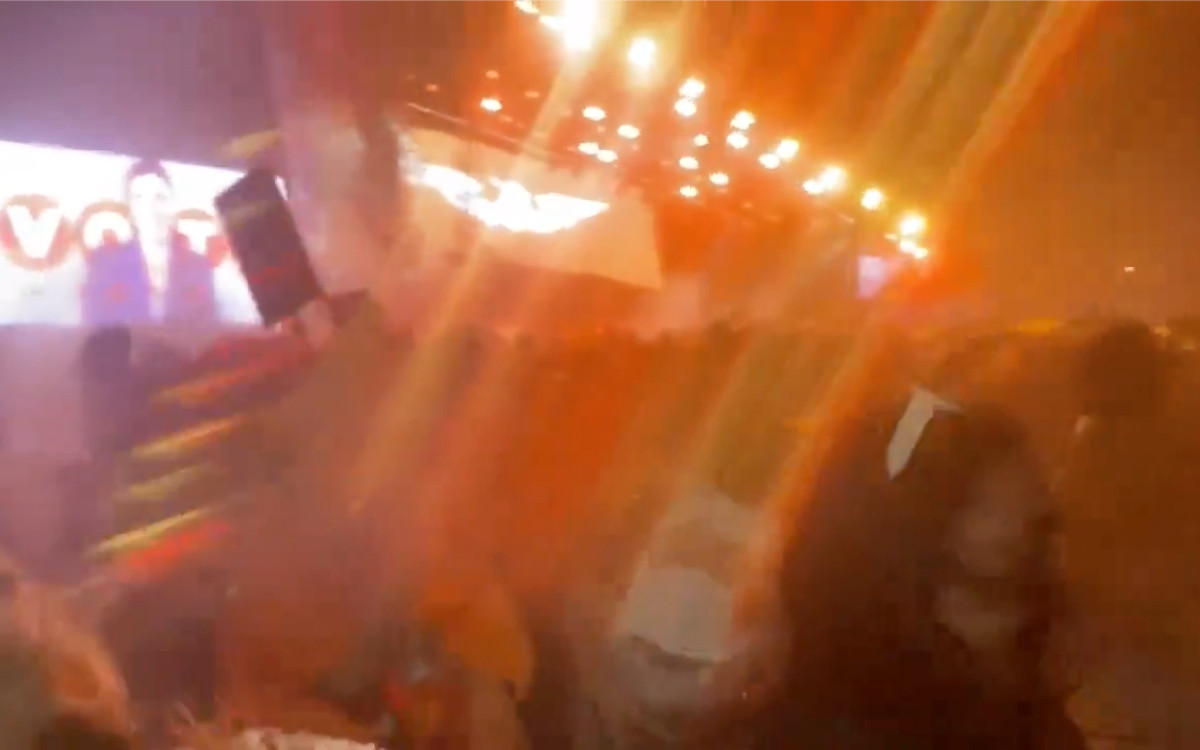 Dan alta a la última persona internada tras colapso en evento de Máynez