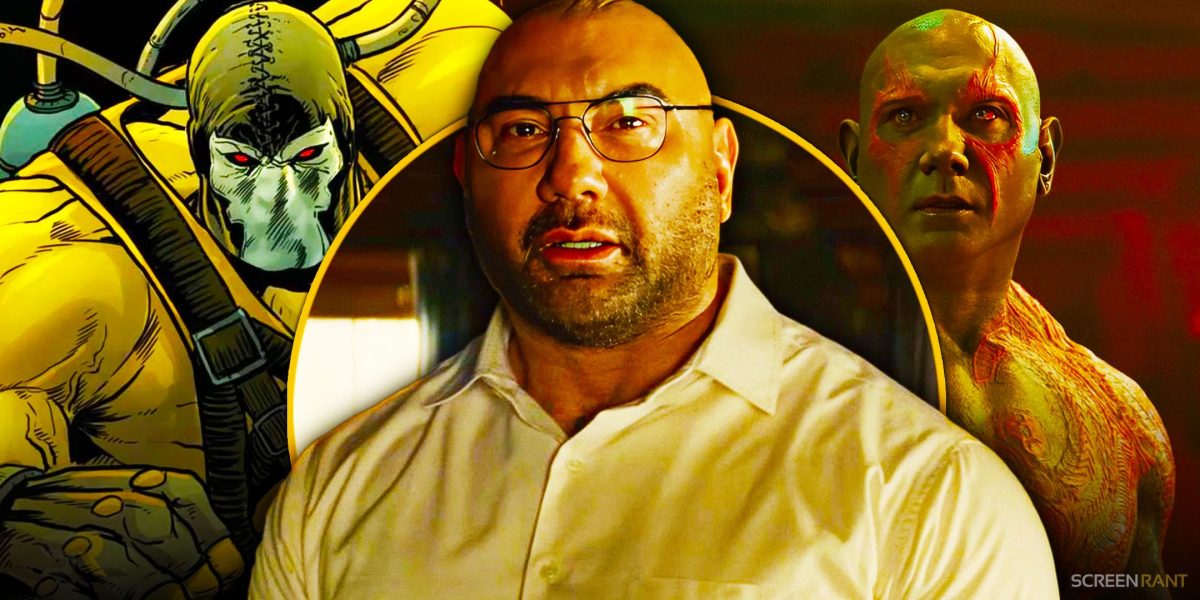 Dave Bautista revela el papel de sus sueños en una película de DC con el que se obsesionó tras años de rumores sobre Bane