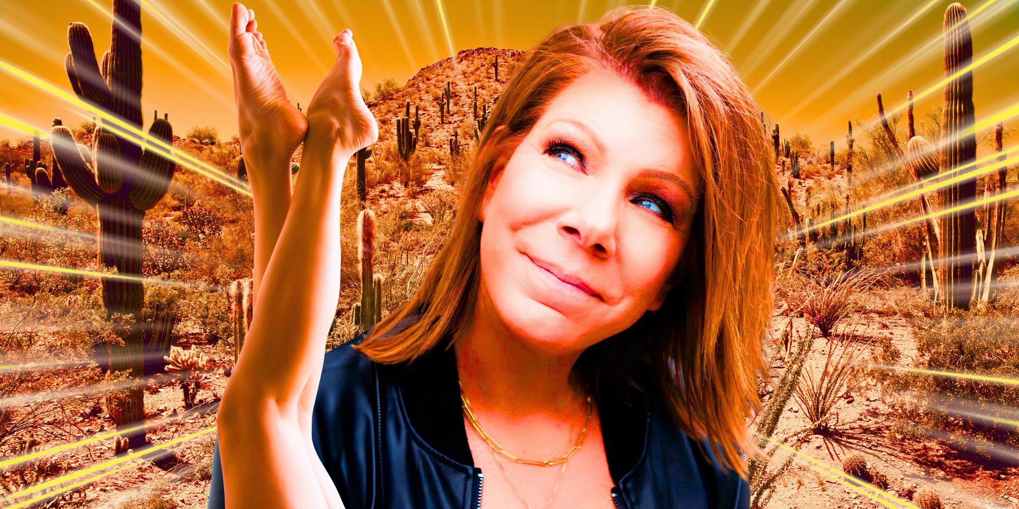 Esposas hermanas: “¡Pantalones cortos!”: Fotos de las delgadas piernas de Meri en el desierto después de su viaje de pérdida de peso posterior a la separación