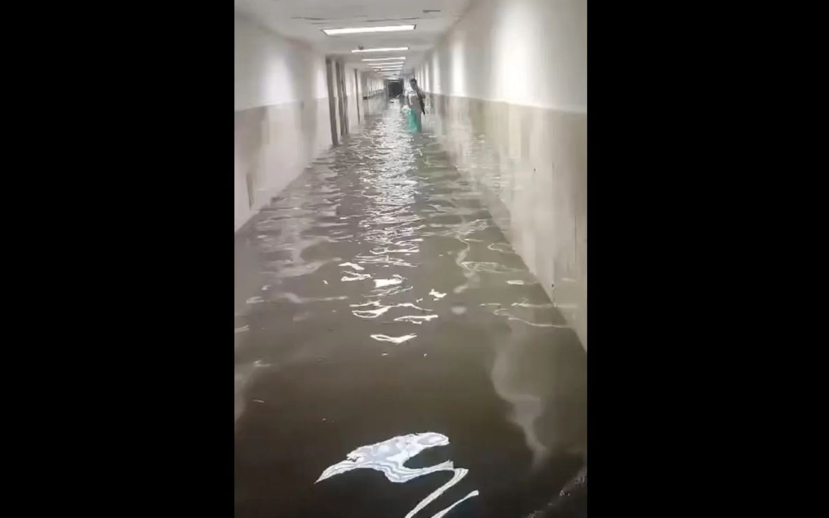 Lluvias en Tamaulipas inundan hospital del IMSS y colonias en Tampico y Altamira