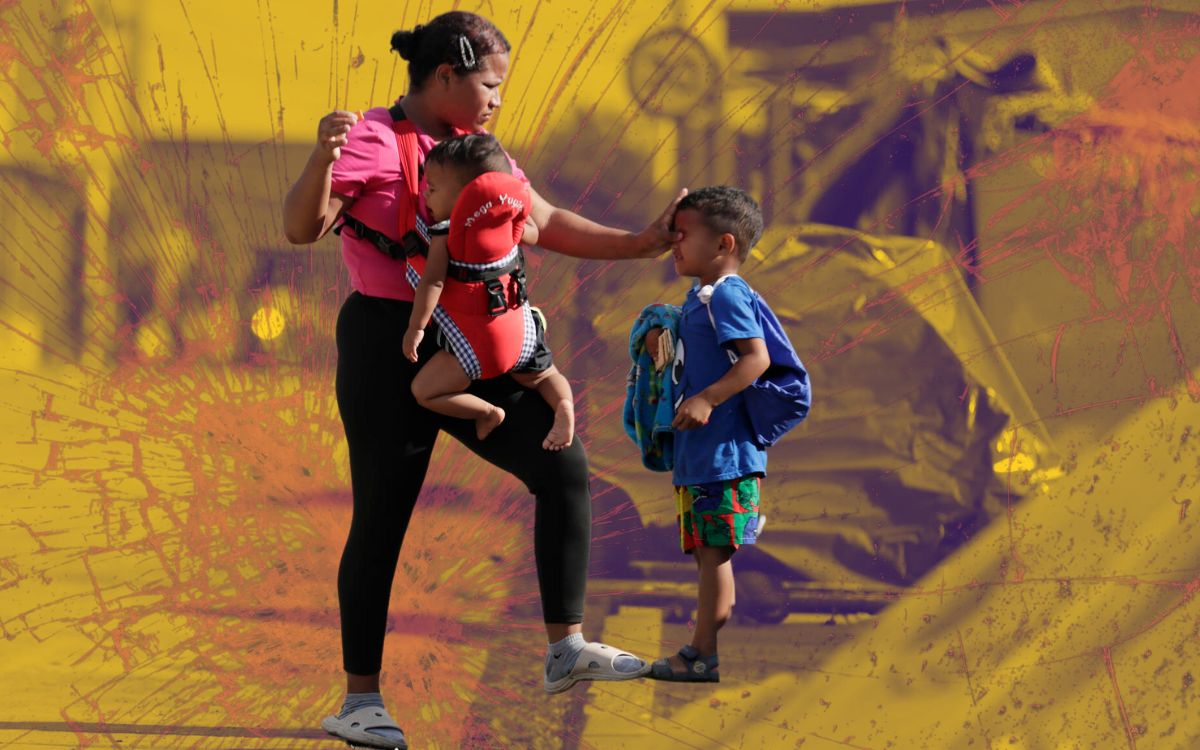 Madres migrantes cruzan selva del Darién con niños; les hacen creer que es un ‘safari’