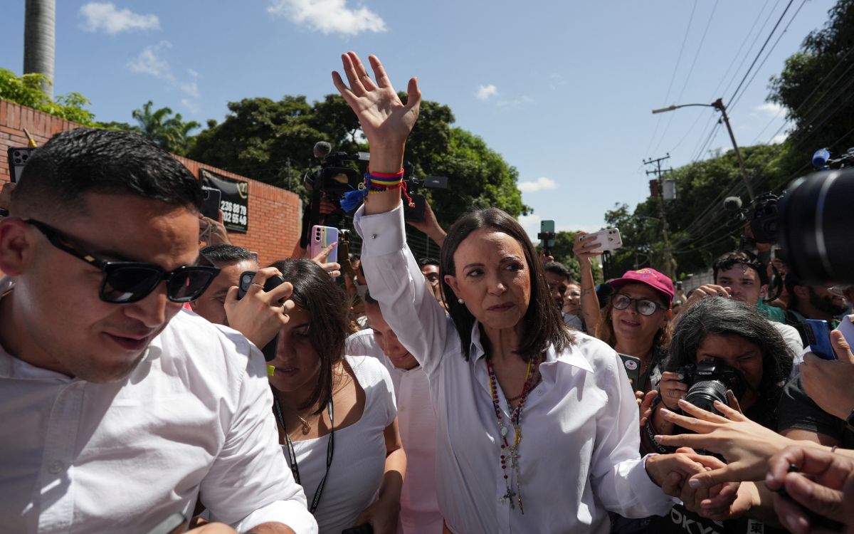María Corina Machado afirma que hay una participación “apoteósica” en las elecciones