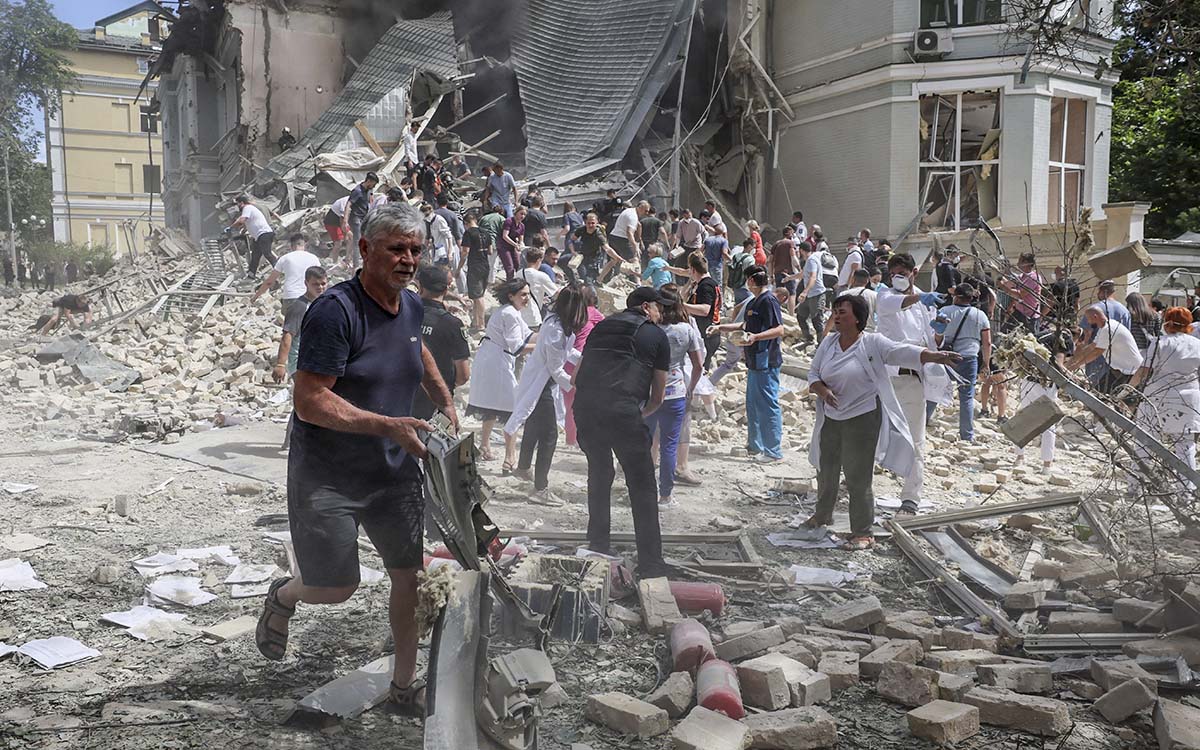 Rusia niega ataque deliberado contra objetivos civiles en Ucrania durante bombardeo masivo