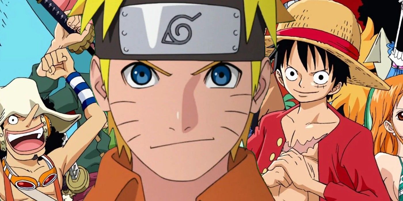 Una pieza Luffy y Naruto