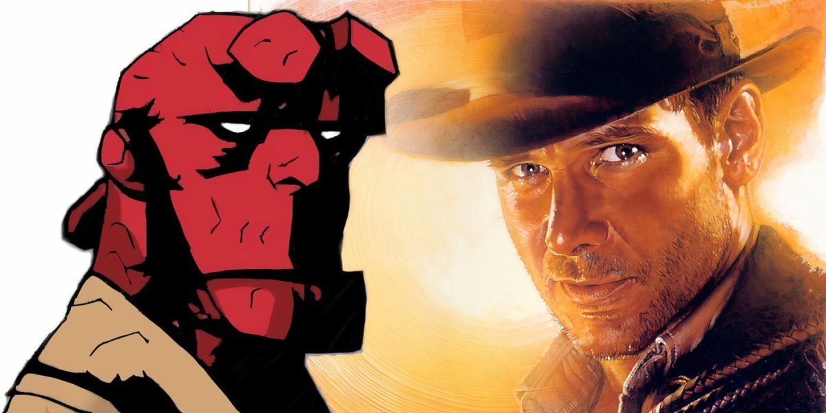 Sí, casi se produjo un crossover entre Indiana Jones y Hellboy, pero no de la forma que uno se imagina