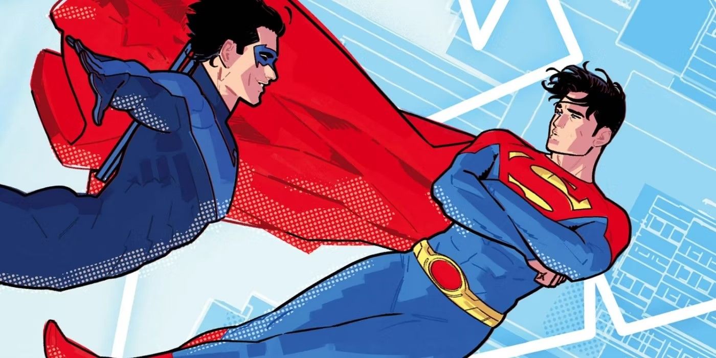 Nightwing entrena a Superman