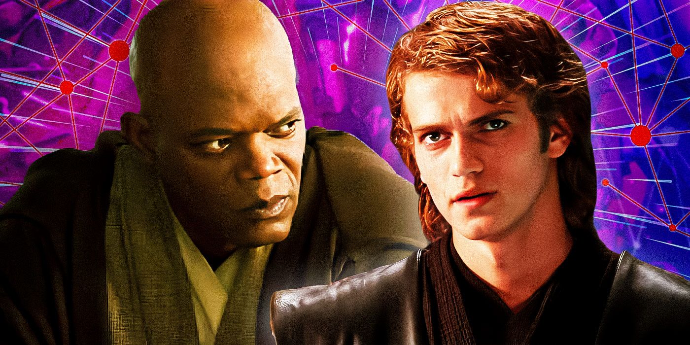 Anakin Skywalker y Mace Windu se estrellaron la venganza de los Sith
