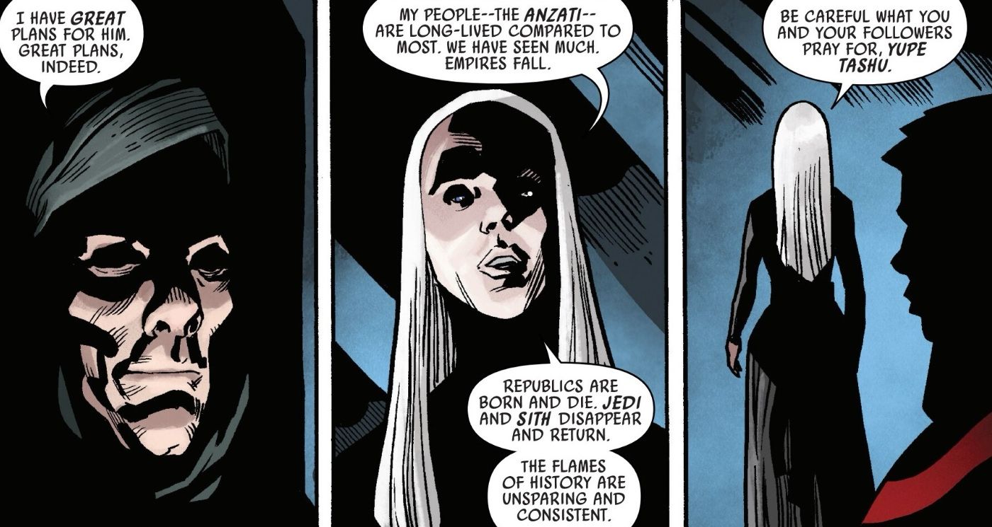 Reyna Oksure confirma la especie Anzati en Insurgency Rising #1 Star Wars