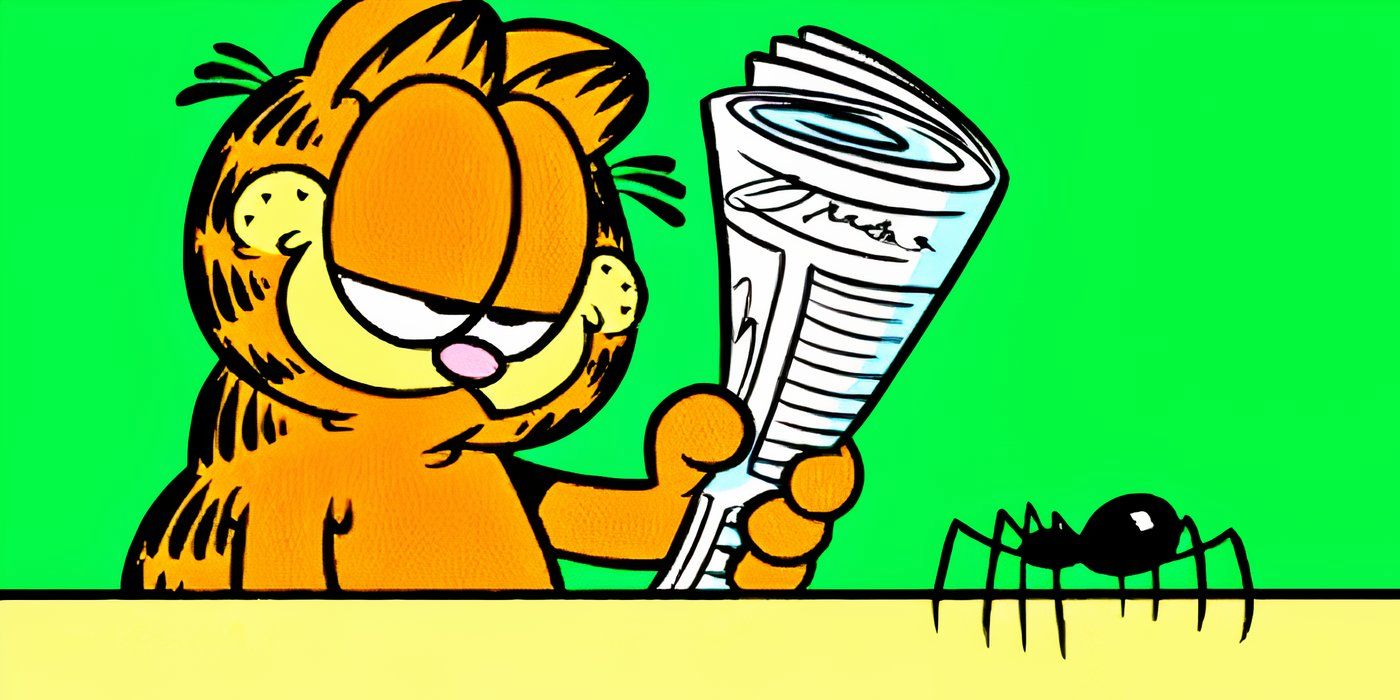 15 cómics de Garfield más divertidos en los que intenta aplastar una araña