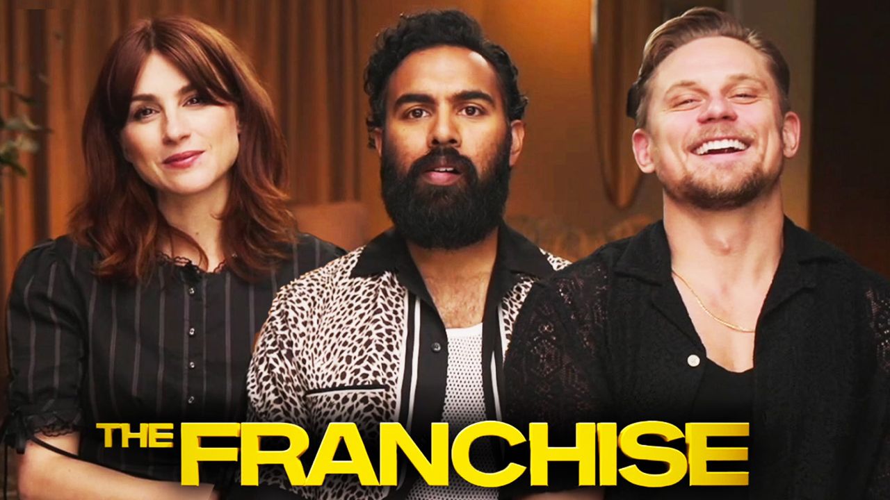 Himesh Patel, Aya Cash y Billy Magnussen se burlan de su nueva sátira de superhéroes La franquicia