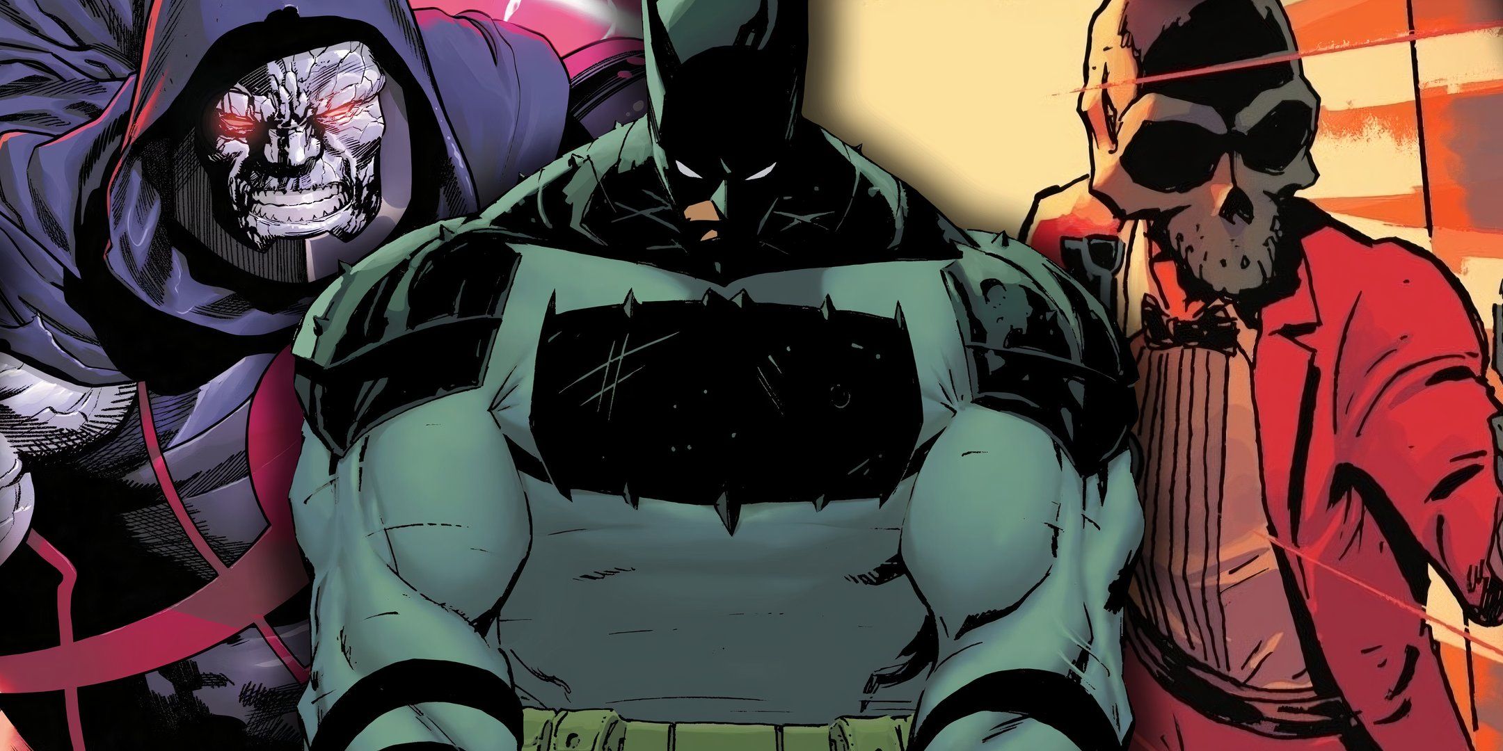 Los primeros villanos oficiales de Absolute Batman muestran cómo Darkseid ha transformado su historia original