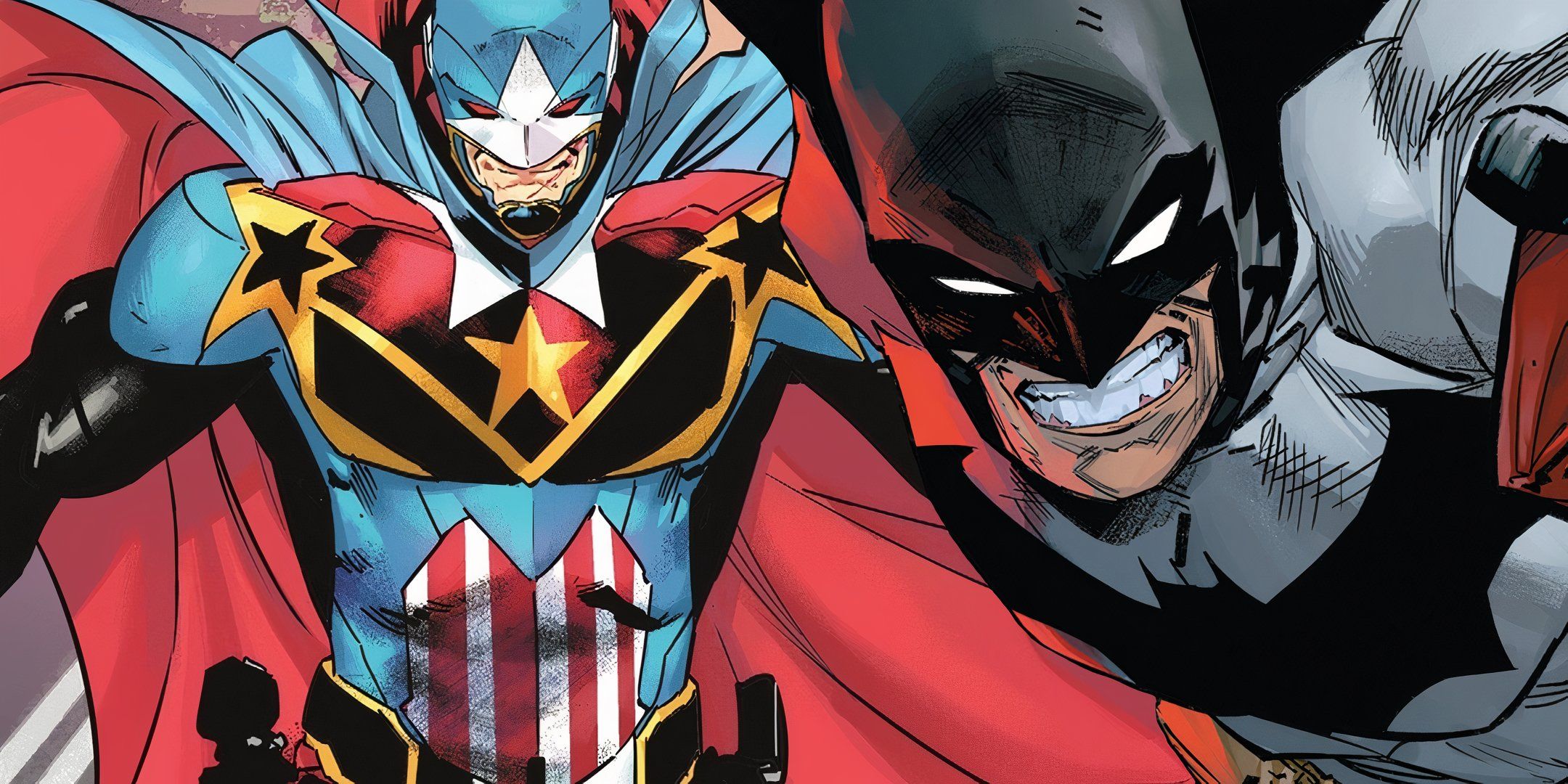 Estoy 99% seguro de que la nueva y oscura respuesta de Gotham al Capitán América es el hermano de Batman