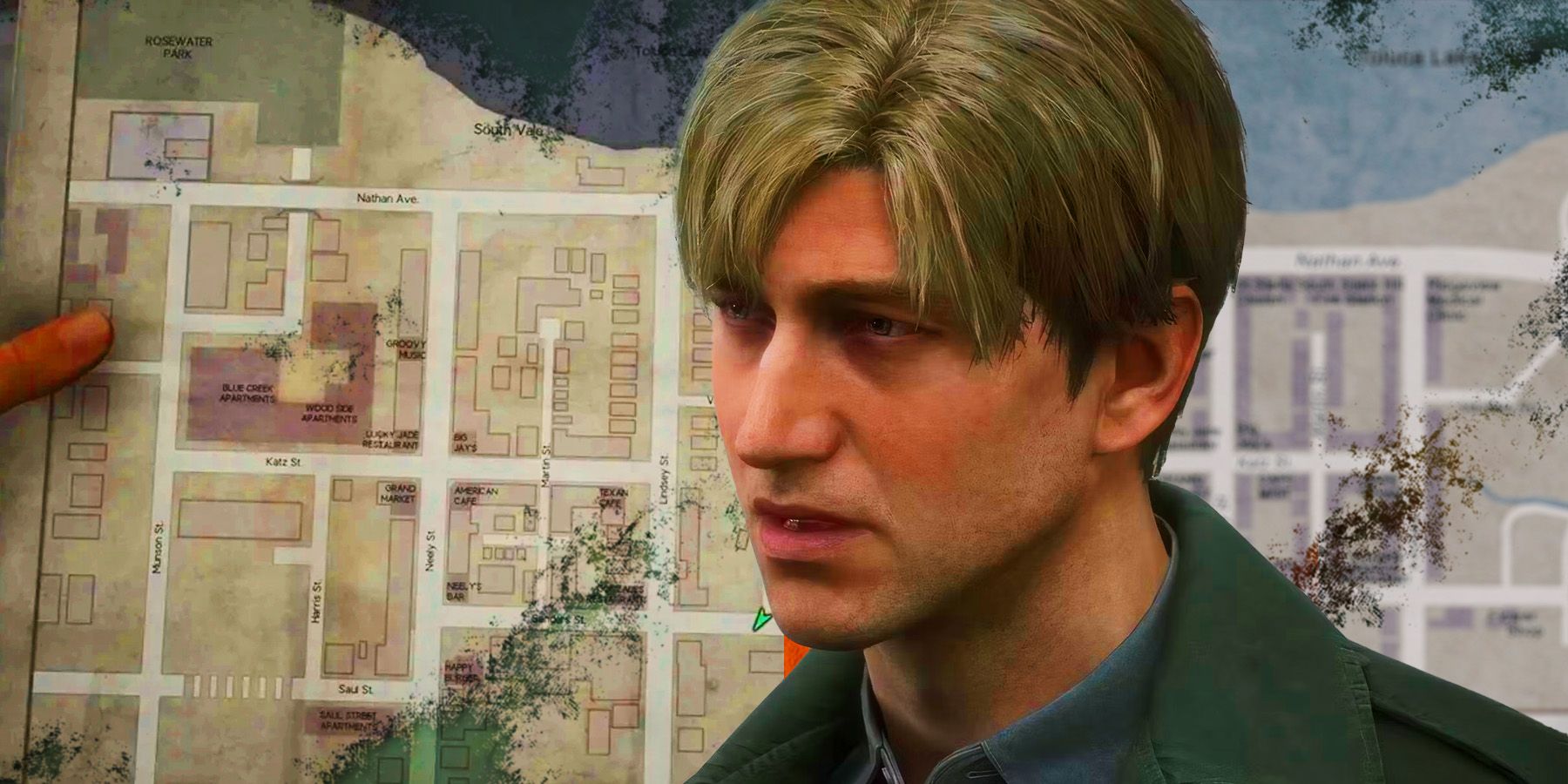 Silent Hill 2 Remake: comparación del tamaño del mapa con el juego original