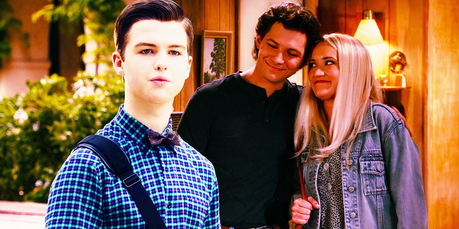 Dónde está Sheldon durante el primer matrimonio de Georgie y Mandy y por qué no aparece