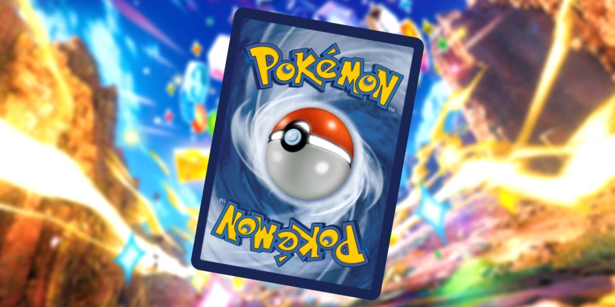 Esta tarjeta de prelanzamiento de Surging Sparks de JCC Pokémon está rota