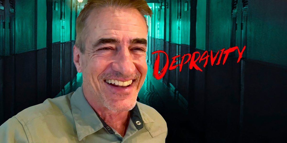 Dermot Mulroney de Depravity habla sobre la apariencia única del villano de Thriller, actuando con solo una línea de diálogo y Chicago Fire