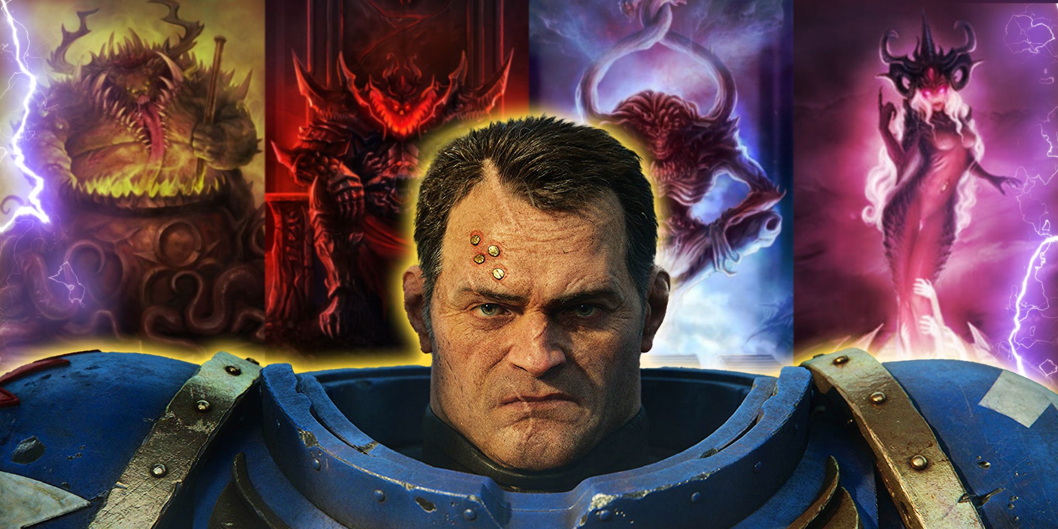 ¿Quiénes son los dioses del caos en Warhammer 40K: Space Marine 2?