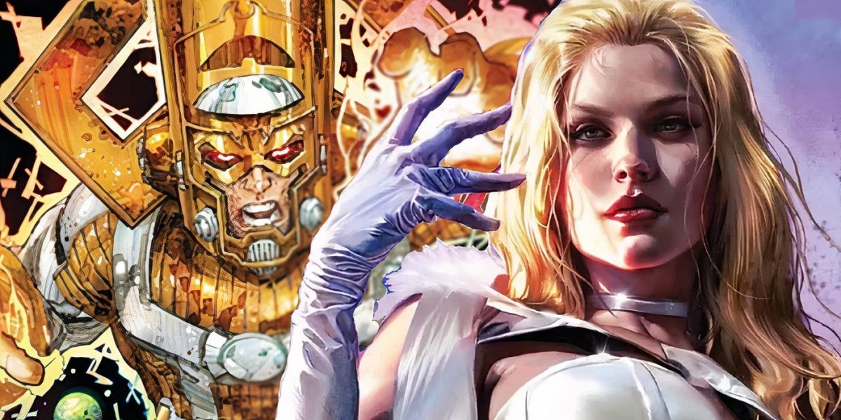 El romance de Emma Frost con Silver Surfer la convirtió en el opuesto cósmico de Galactus (The Lifebringer)