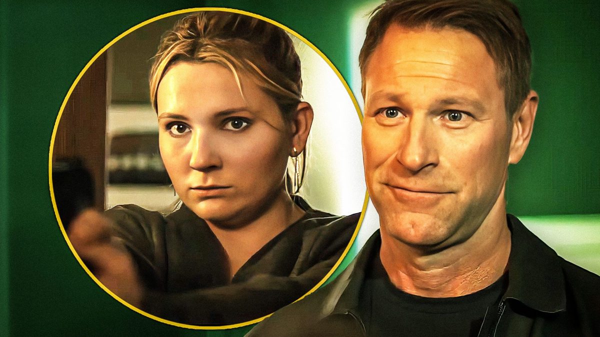 Abigail Breslin pilla a Aaron Eckhart con la guardia baja en un nuevo clip clasificado