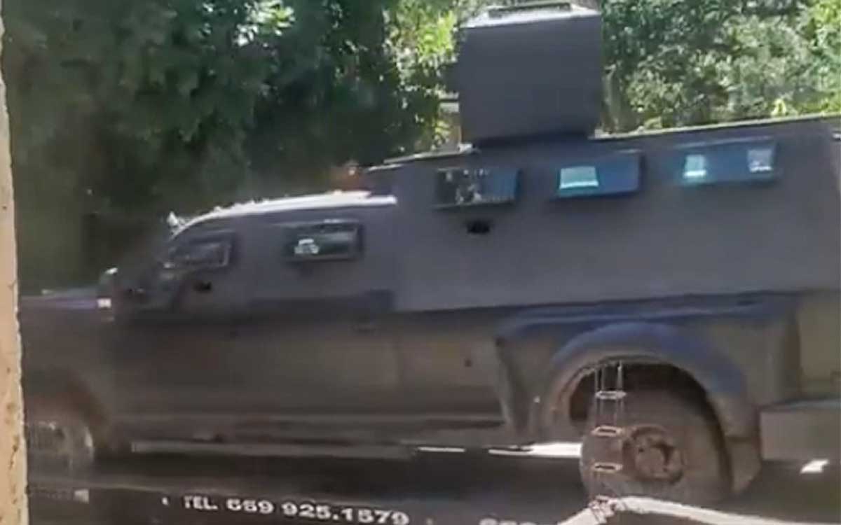 Aseguran camión 'monstruo' blindado en Sinaloa | Video