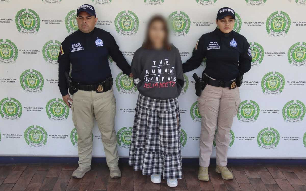 Cae en Colombia una mexicana vinculada a la banda de 'Los Mazos' | Video