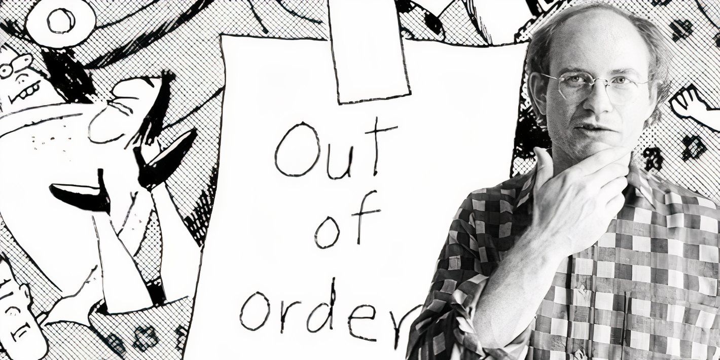 El cómic “Out of Order” de The Far Side (ambas versiones) es la ilustración perfecta de la caótica mente creativa de Gary Larson