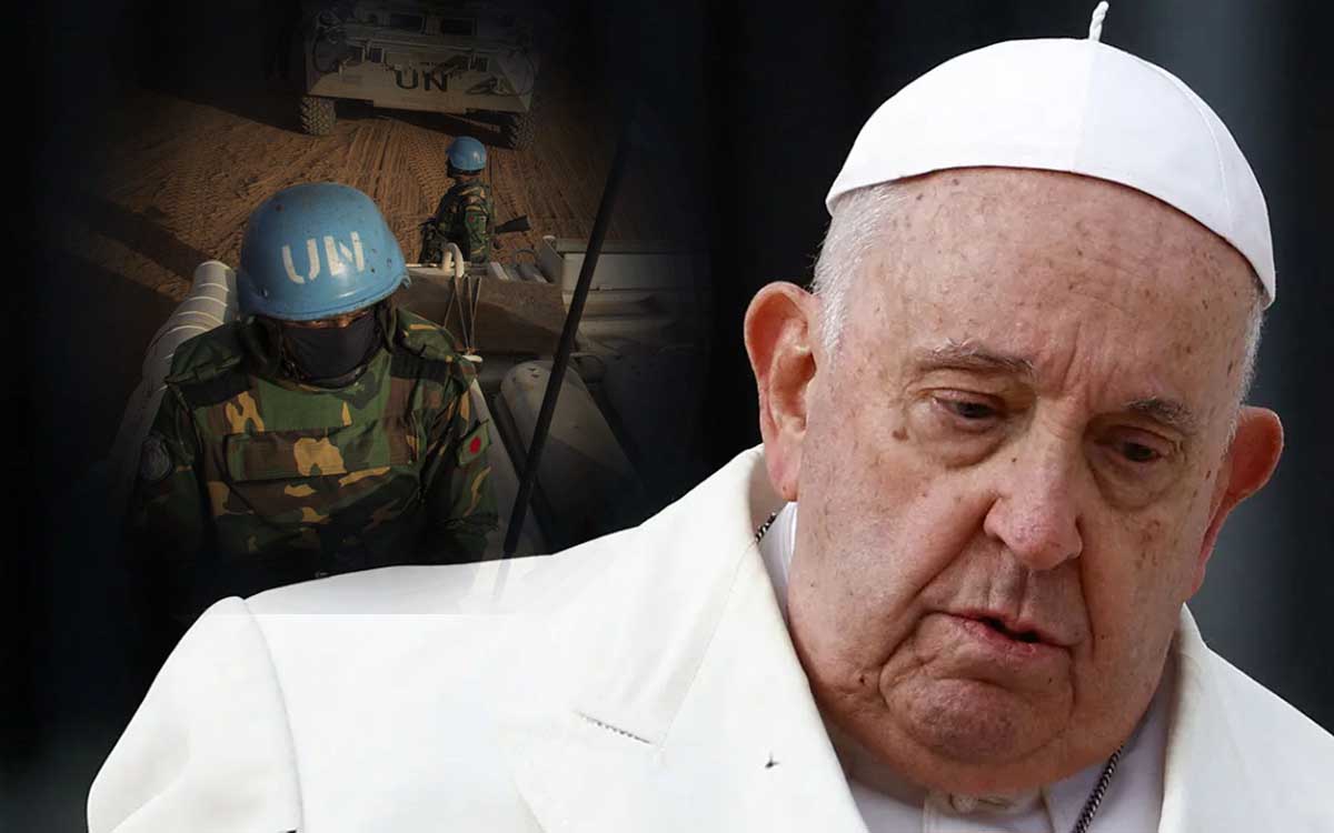 El papa Francisco pide ‘respeto’ para los cascos azules de la ONU en el Líbano