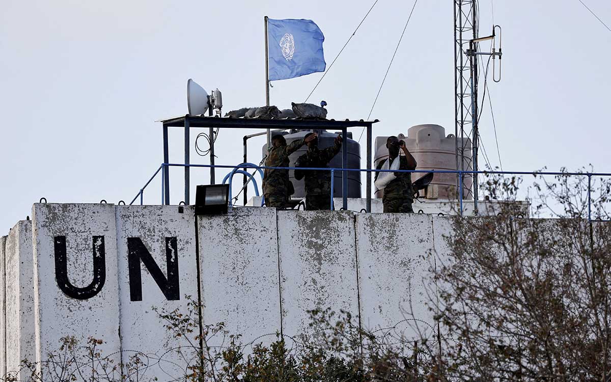 México condena los ataques de Israel a la fuerza de paz de la ONU en Líbano